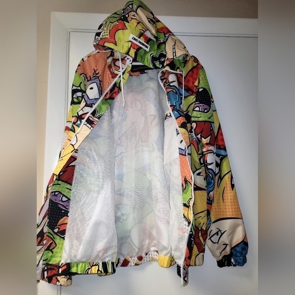 MEMBERS ONLY Hey Arnold Themed Windbreaker Multicolored Size L.. - Picture 3 of 16